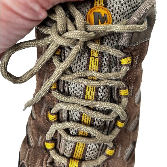 Merrell Men’s Ridgepass Trail/Hiking/Walking Shoes in Boulder/Old Gold Sz 10 - Picture 9 of 15